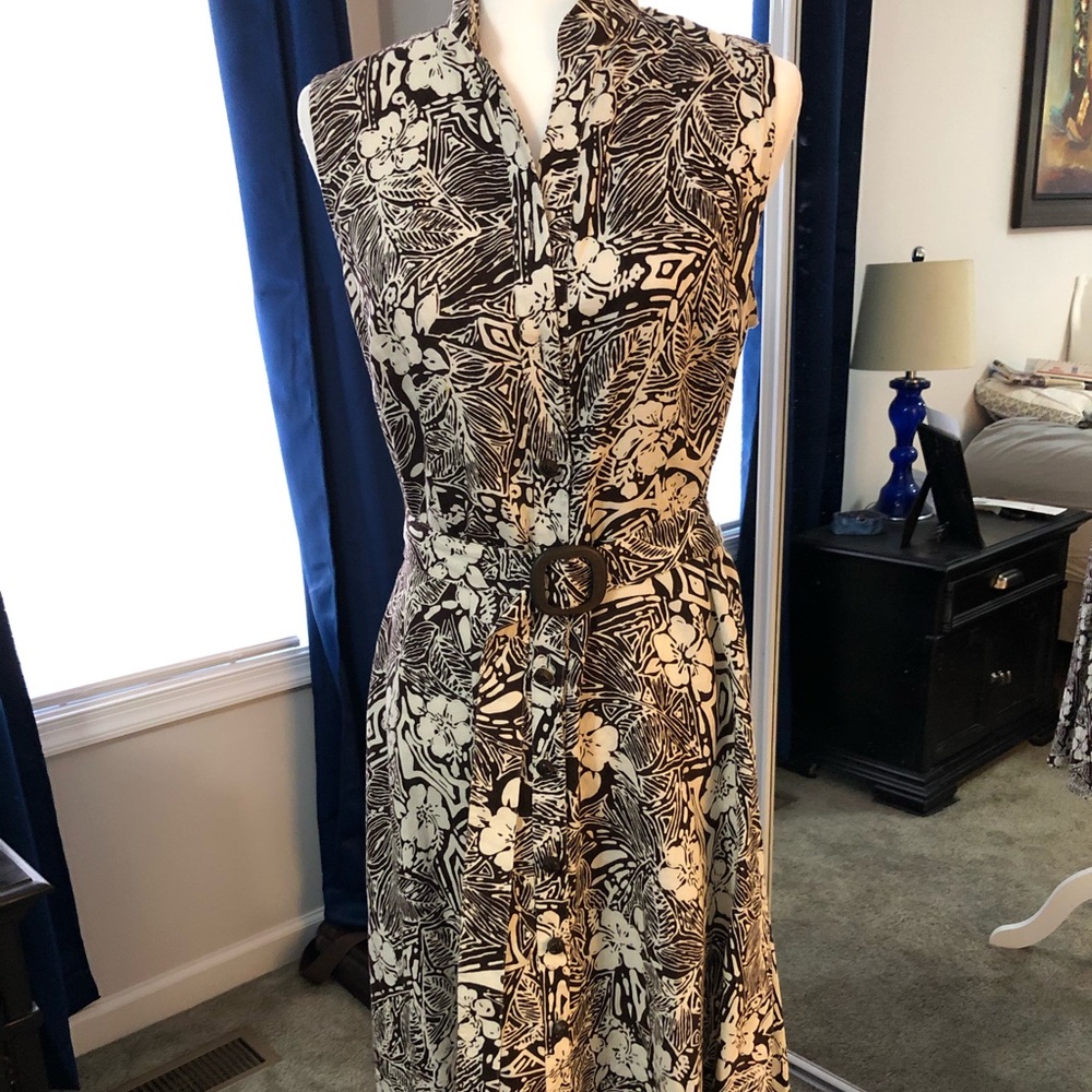 Charter Club Linen Sleeveless Sun Dress